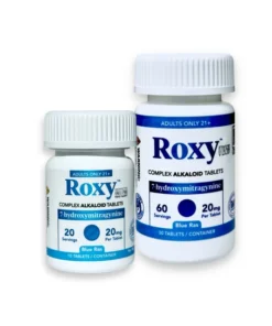 Roxy Complex Alkaloid 7-hydroxymitragynine Tablets Blue Ras 20mg