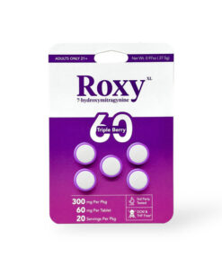 Roxy XL 7-hydroxymitragynine Tablets Triple Berry 60mg Per Tablet